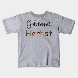 Goldener Herbst Kids T-Shirt